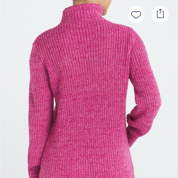 Love Elli Pink Turtleneck Sweater - Picture 9 of 12